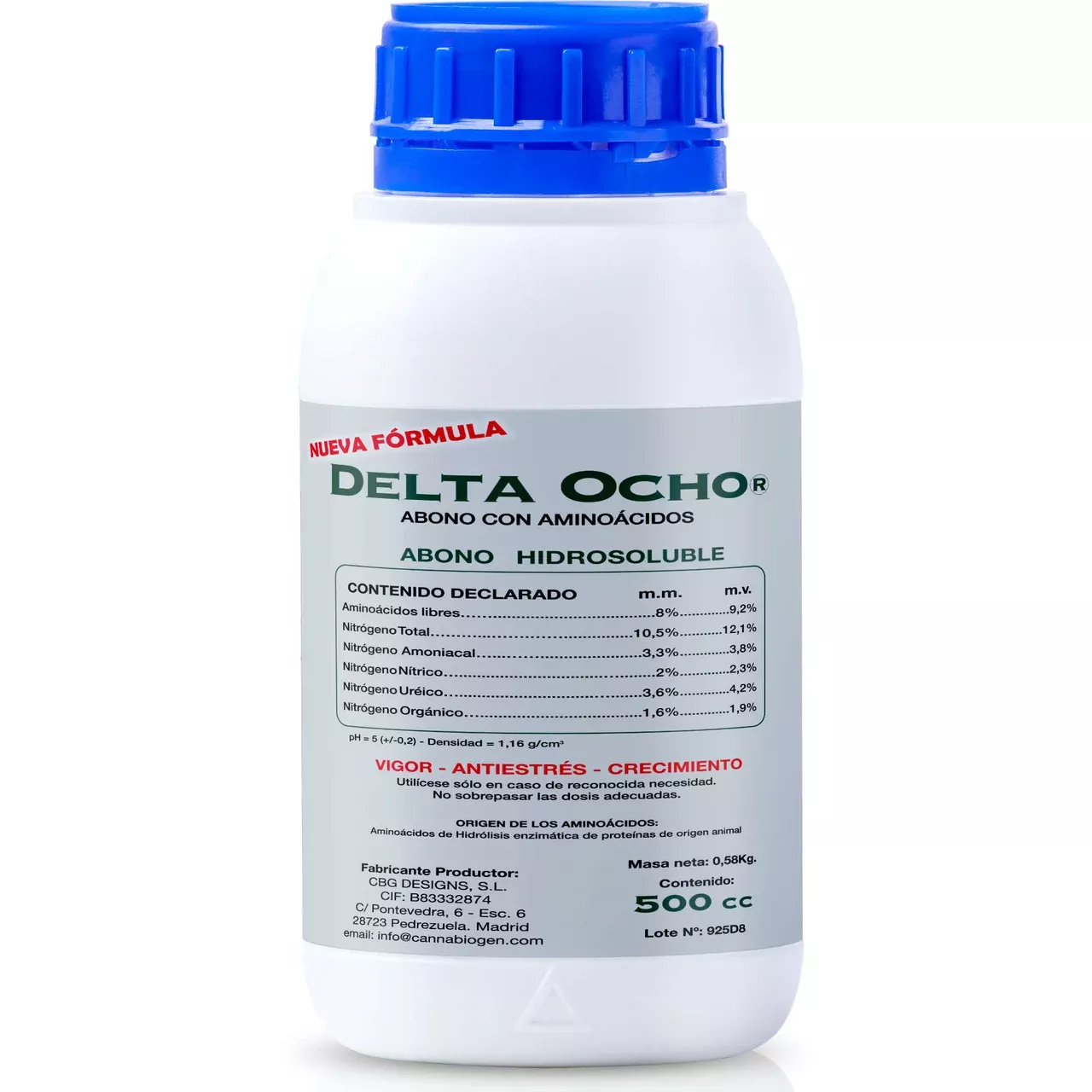 CANNABIOGEN DELTA EIGHT 500 ml (Биостимулятор роста